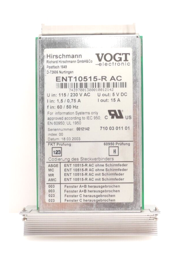 vogt ent-10515-r-usd-hirschmann