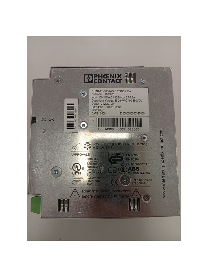 quint-ps-100-240ac/24dc/20a-phoenix contact