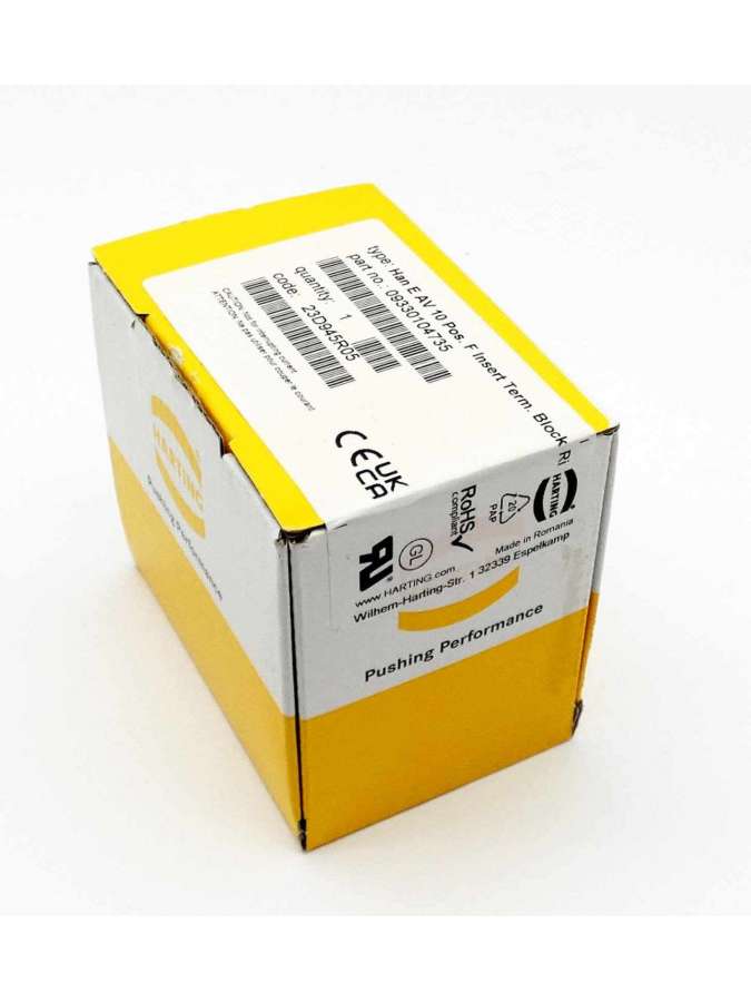 han e av 10 pos. f-harting
