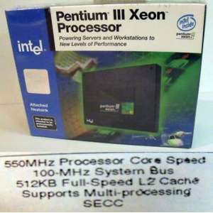 550 MHz Core Speed INTEL