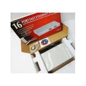 16 Port Fast Ethernet Switch INTELLINET