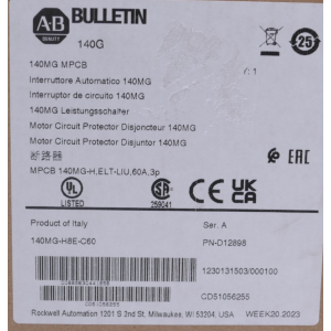 140MG-H8E-C60 ALLEN-BRADLEY / ROCKWELL GROUP