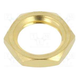 132-NUT SMA GLD AMPHENOL RF