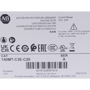 140MT-C3E-C20 ALLEN-BRADLEY / ROCKWELL GROUP