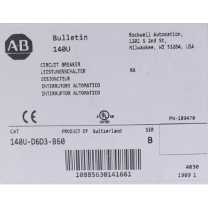140U-D6D3-B60 ALLEN-BRADLEY / ROCKWELL GROUP