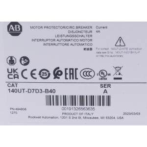 140UT-D7D3-B40 ALLEN-BRADLEY / ROCKWELL GROUP