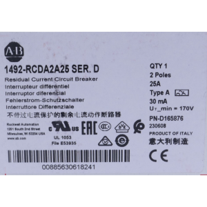 1492-RCDA2A25 ALLEN-BRADLEY / ROCKWELL GROUP