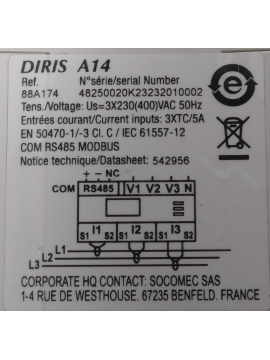 diris a14-usd-socomec