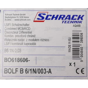 BO618606 SCHRACK TECHNIK