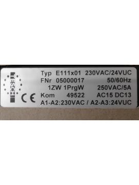 e111x01 230vac/24vuc-tesch