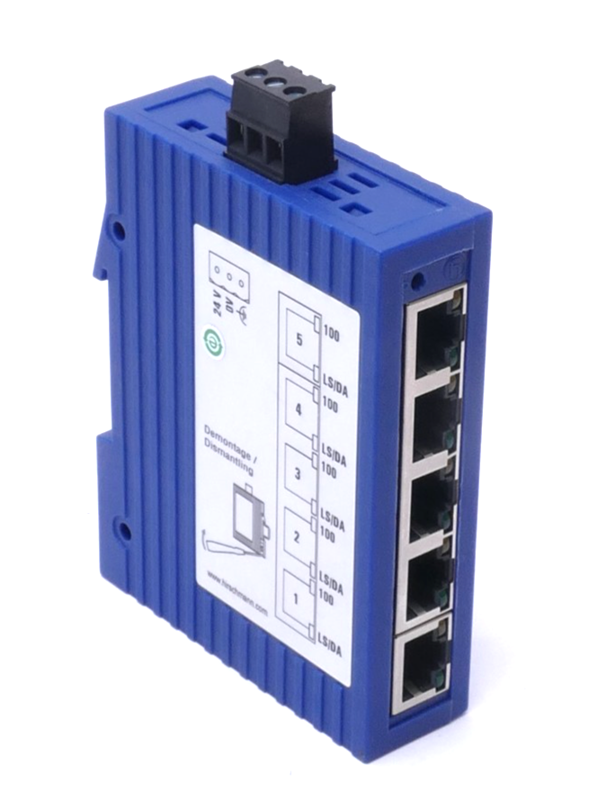 spider 5tx rail switch-hirschmann