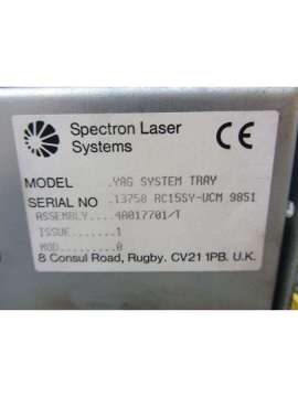 yag system tray-usd-spectron laser systems
