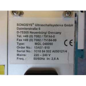 MGL 048090 Generator SONOSYS USED