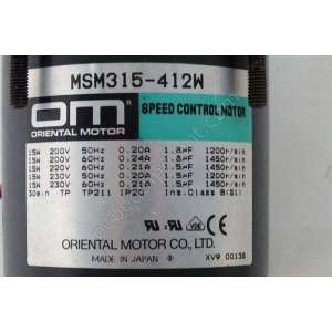 msm315-412w-usd-oriental motor (om)
