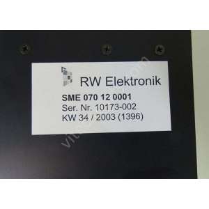 SME 070 12 0001 RW ELEKTRONIK