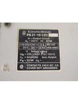 ps 21-16-220-usd-klockner moeller