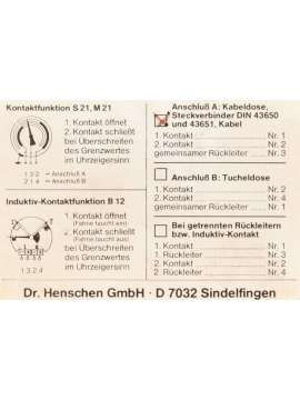 pressure gauge 0-600 bar-kobold