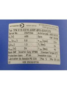 tpm010-031k-600p-bp0-030ifstd-wittenstein
