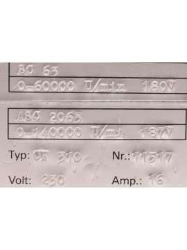 cf 310 / for spindle acs 2063-usd-precise