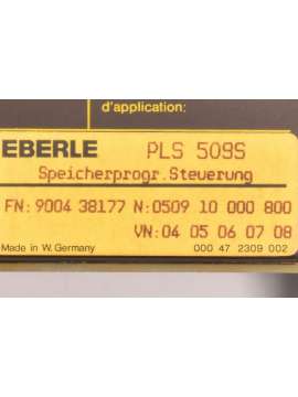 pls 509s / 0509 10 000 800-usd-eberle