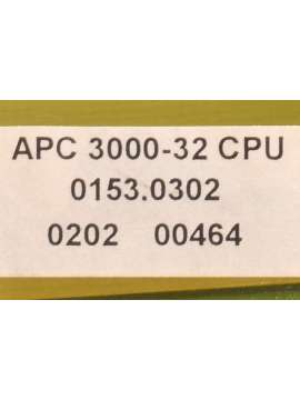 apc 3000-32 cpu / 0153.0302-usd-sca schucker
