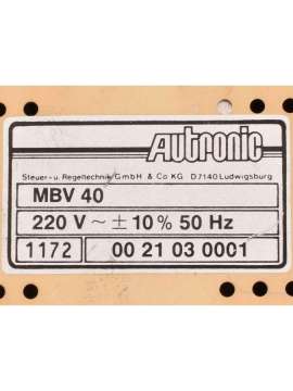 mbv 40 / 3 plugs-usd-schmid