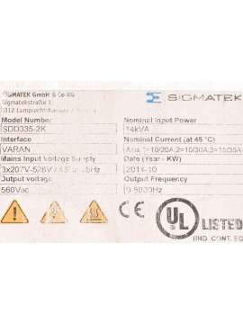 sdd335-2k-usd-sigmatek gmbh