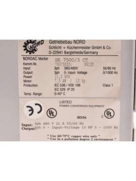 sk 7500/3ct / 76075035/98128-nord