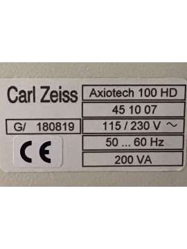 axiotech 100 hd / stemi sv 11 microscope set-up-usd-zeiss
