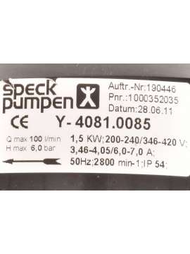 y-4081.0085-speck pumpen