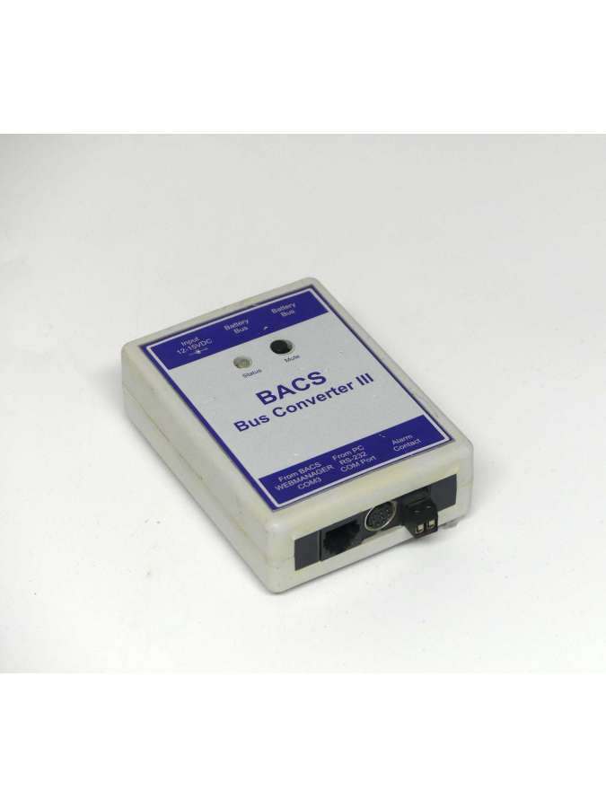 bus converter iii-bacs