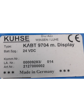 kabt 9704 m. display-kuhse